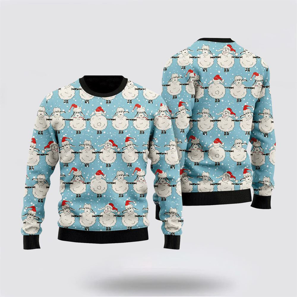 Christmas Sheeps Dancing Ugly Christmas Sweater Christmas Gifts For Husband