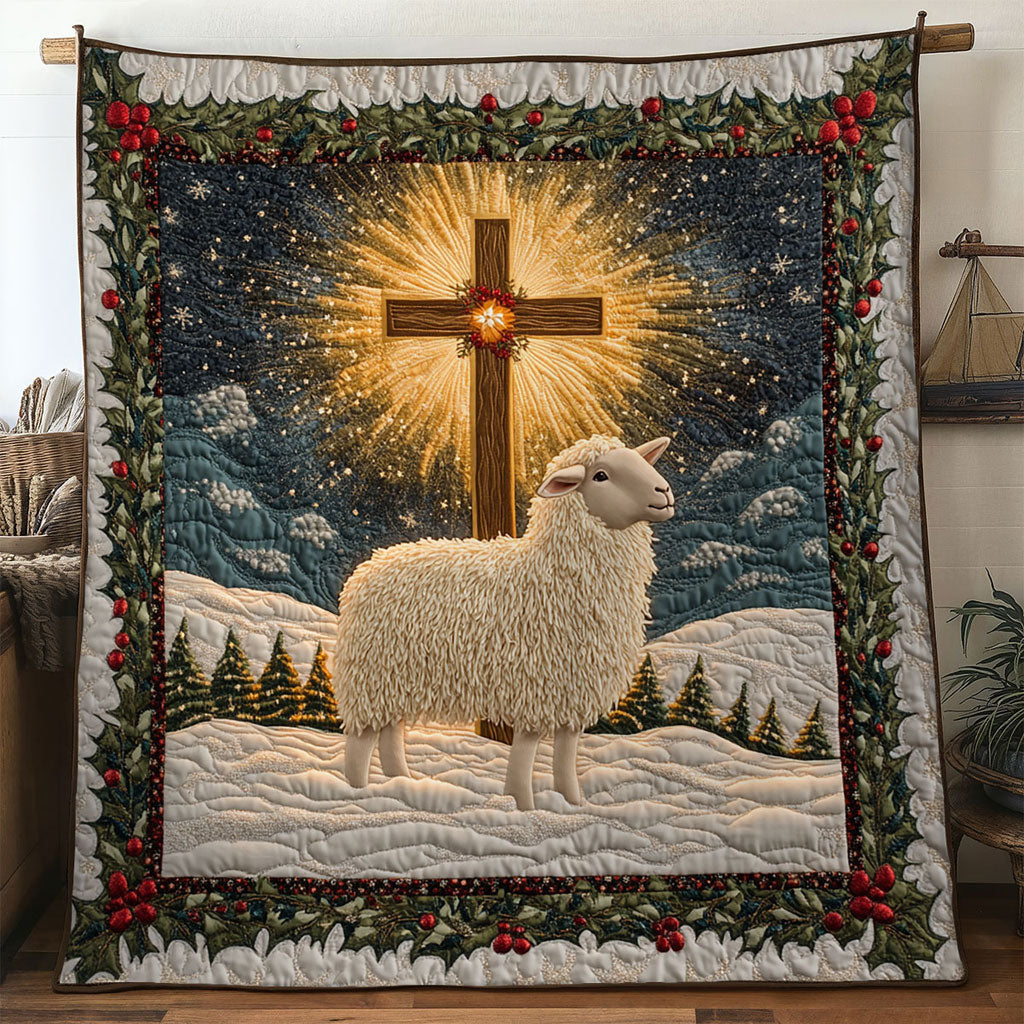 Christmas Star Sheep Quilt Blanket Best Blankets Xmas Presents For Sheep Farmers
