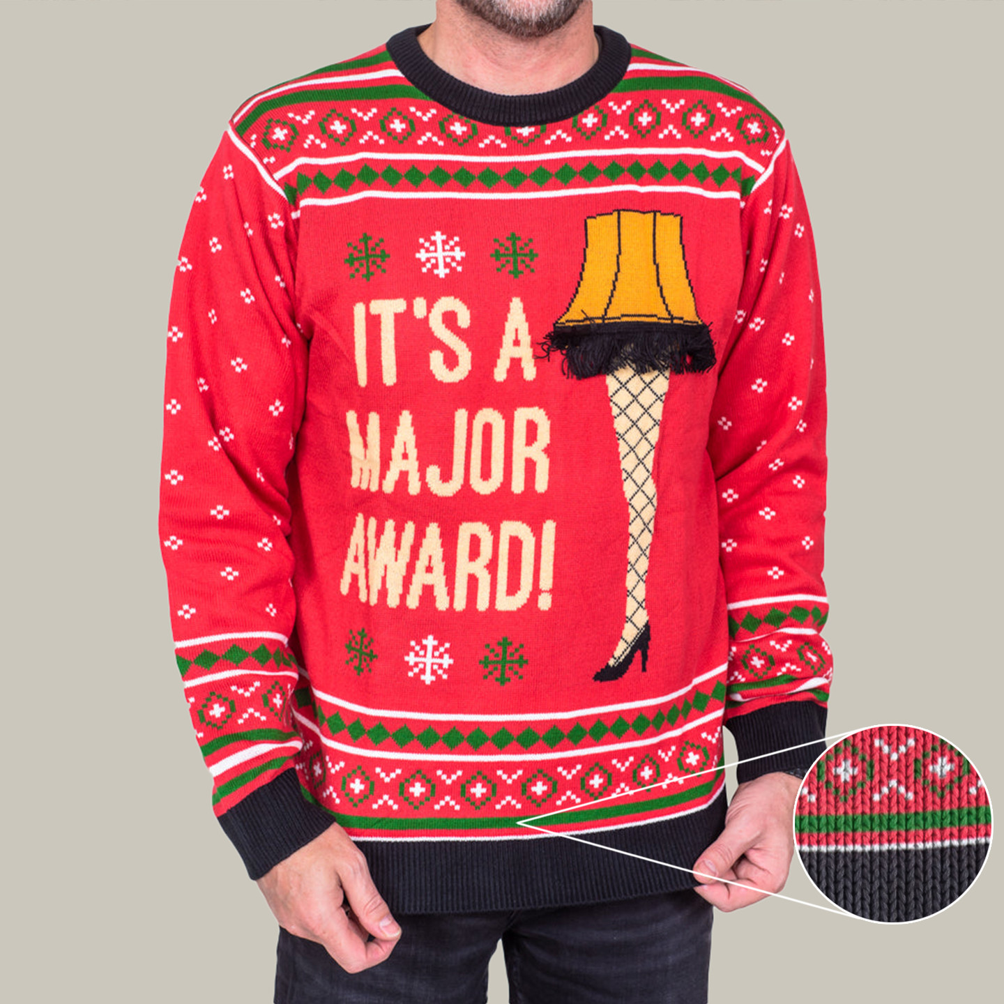 Christmas Story Leg Lamp Weird Christmas Adult Humor Christmas Sweater Gift Ideas For Him