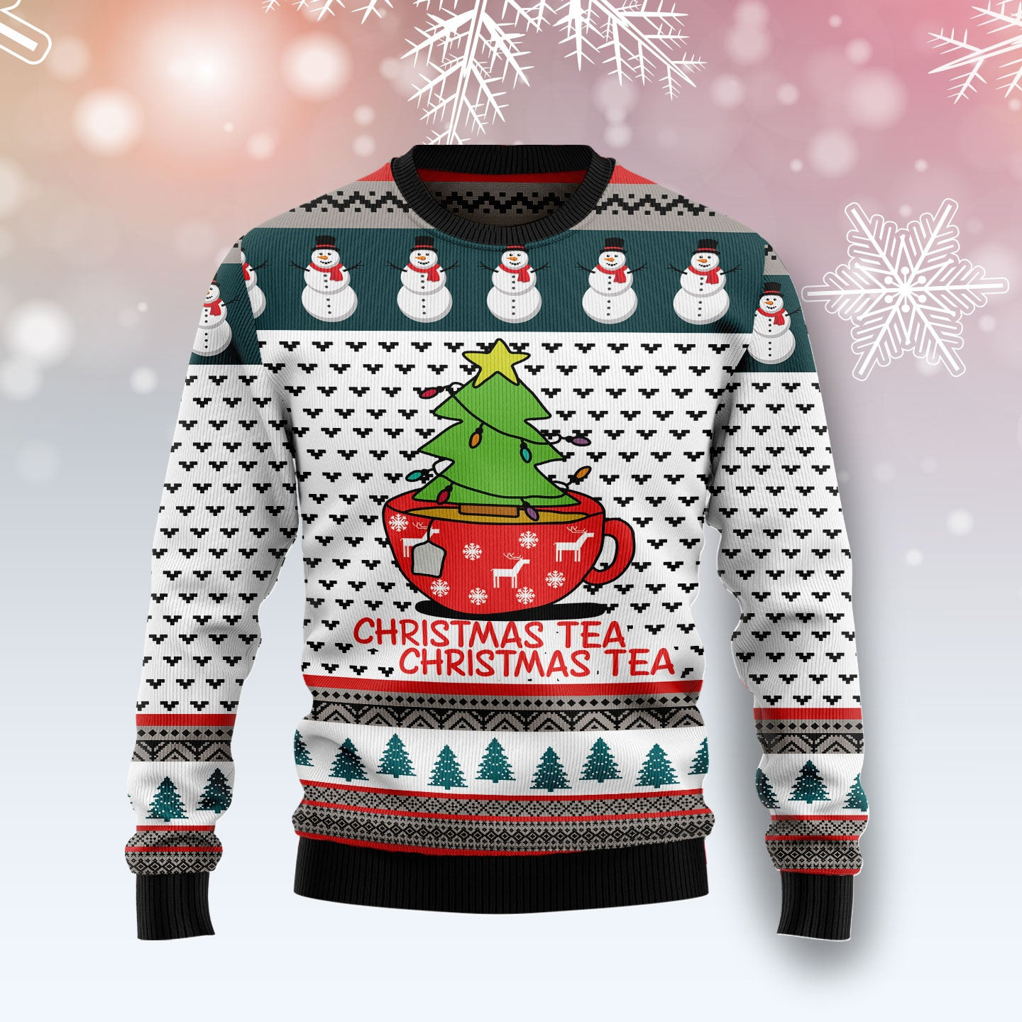Christmas Tea  Ugly Christmas Sweater