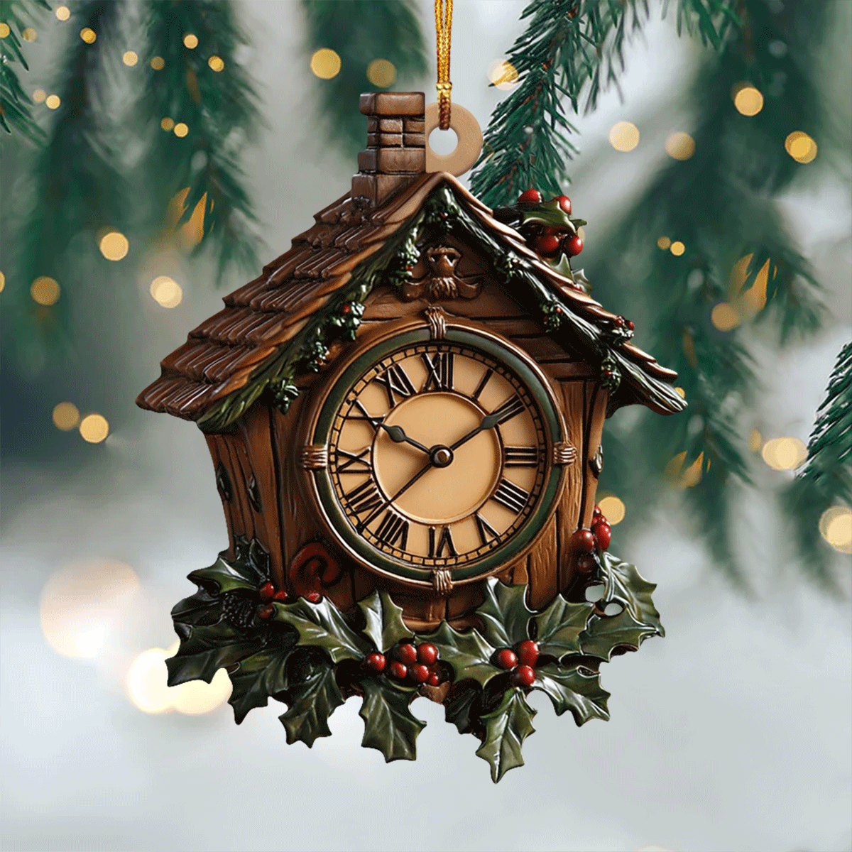 Christmas Time Mica Ornament