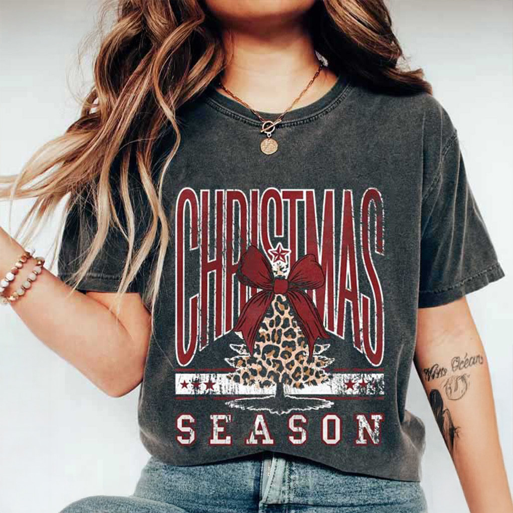 Christmas Tree Preppy Bow Retro Shirt Christmas Gifts For Girlfriend Christmas Tree Preppy Bow Retro Shirt Christmas Gifts For Girlfriend