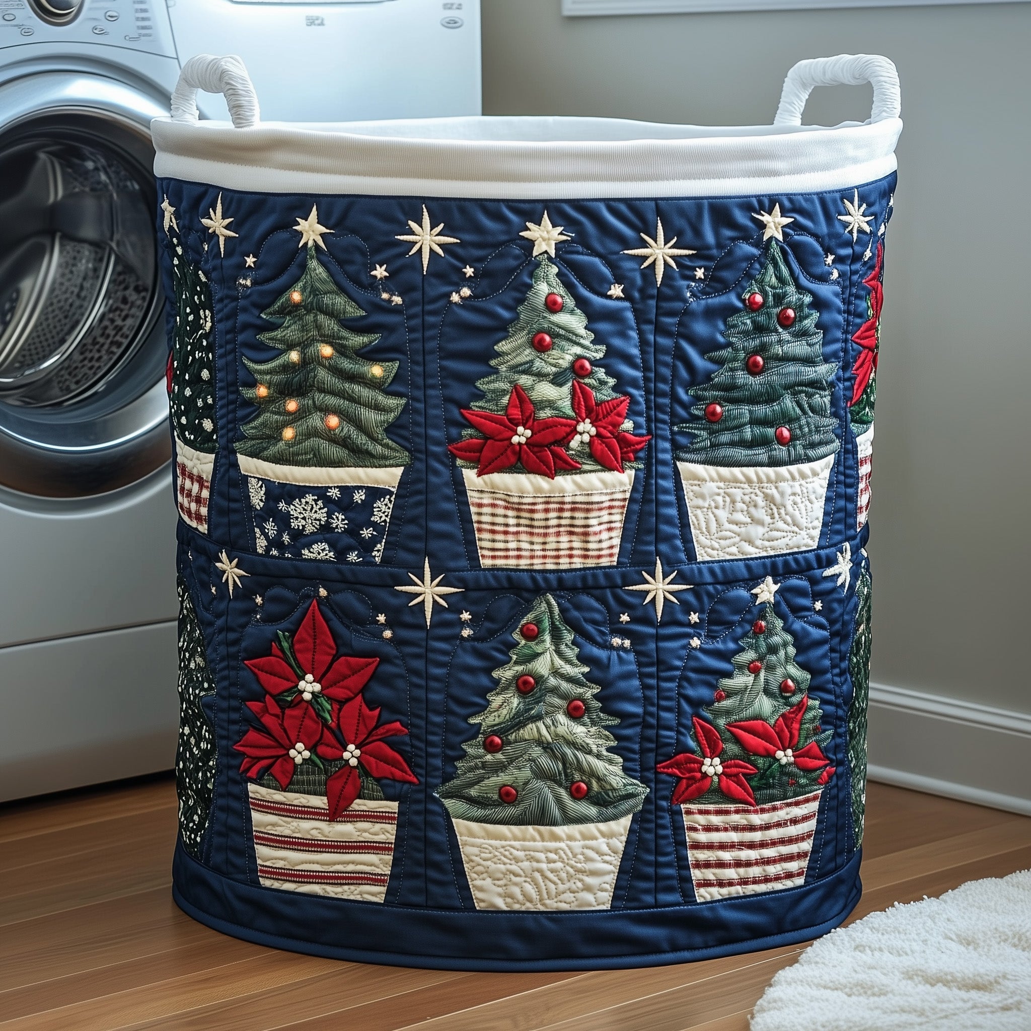 Christmas Tree Quilted Laundry Basket Christmas Gift Ideas For Mom