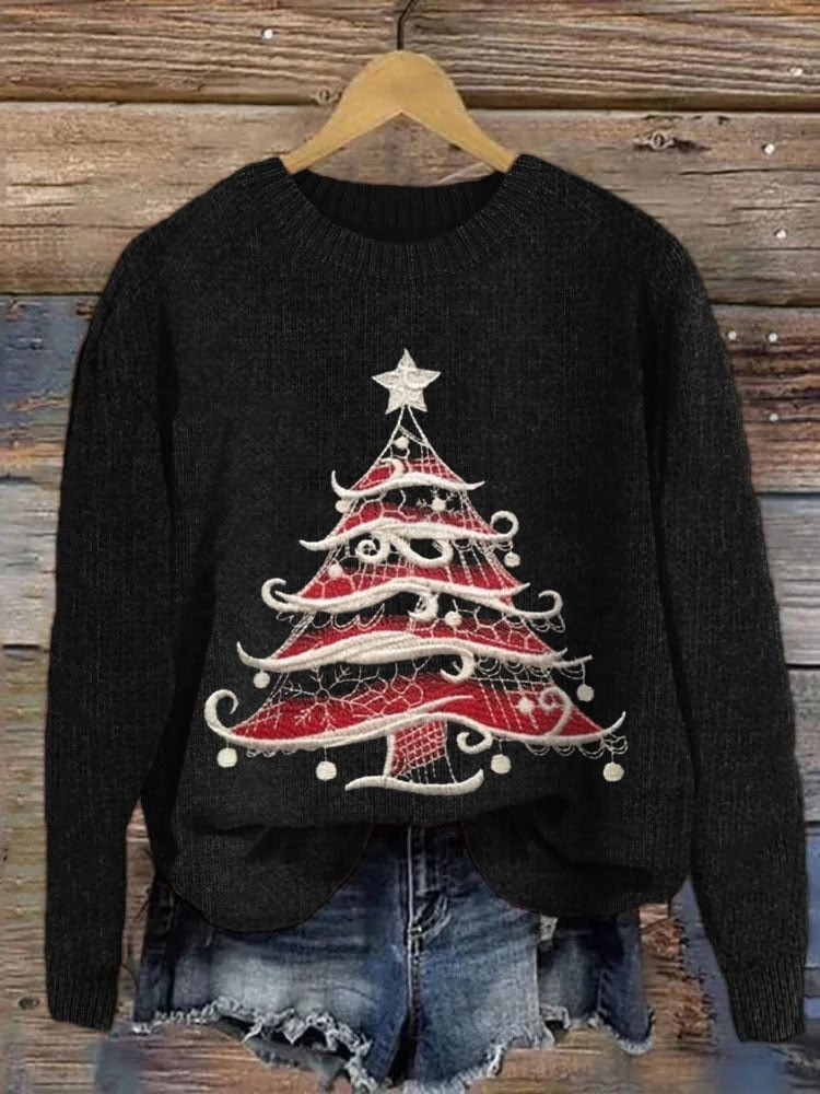 Christmas Tree Sweater Cozy Clothing Best Xmas Holiday Presents For Sister