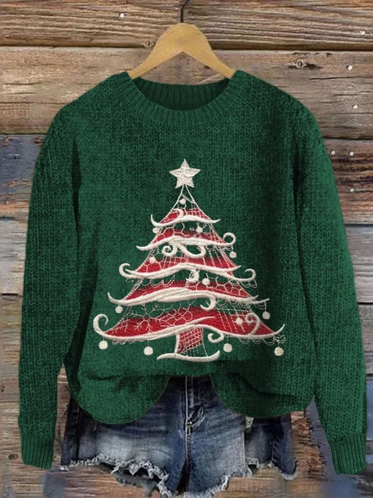 Christmas Tree Sweater Cozy Clothing Best Xmas Holiday Presents For Sister
