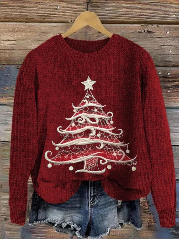 Christmas Tree Sweater Cozy Clothing Best Xmas Holiday Presents For Sister