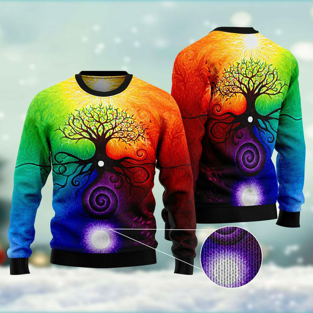 Christmas Tree Ugly Sweater Tree Of Life Ugly Christmas Sweater Gifts For Couples