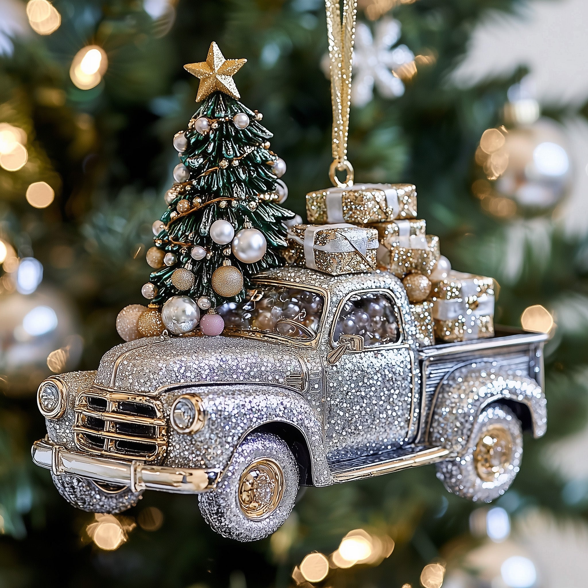 Christmas Truck Acrylic Ornament Christmas Ornament for Mom