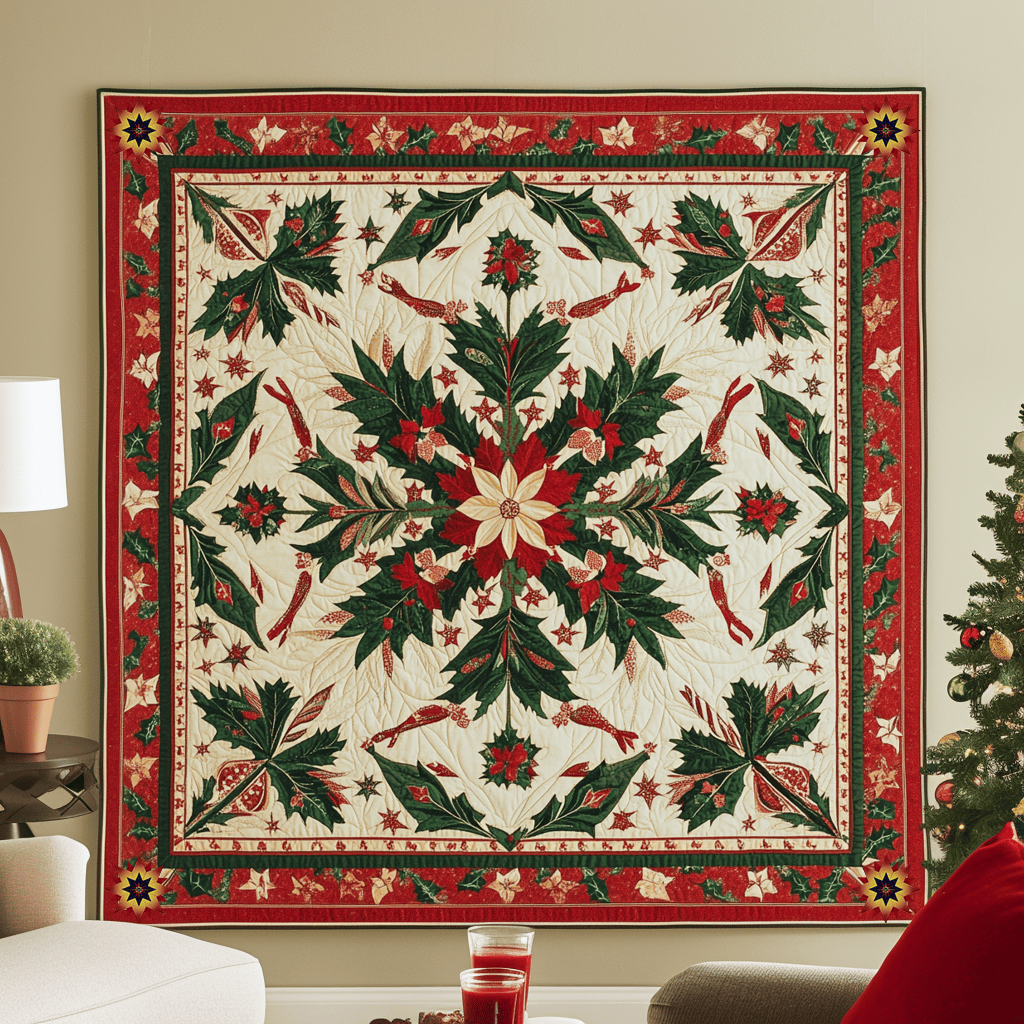 Christmas Vibes Holiday Christmas Quilt Blanket Christmas Gift Baskets For Families