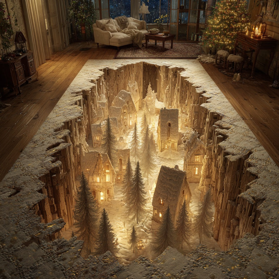 Christmas Village Light Area Rug Entryway Ideas Christmas Present Ideas For Grandmother