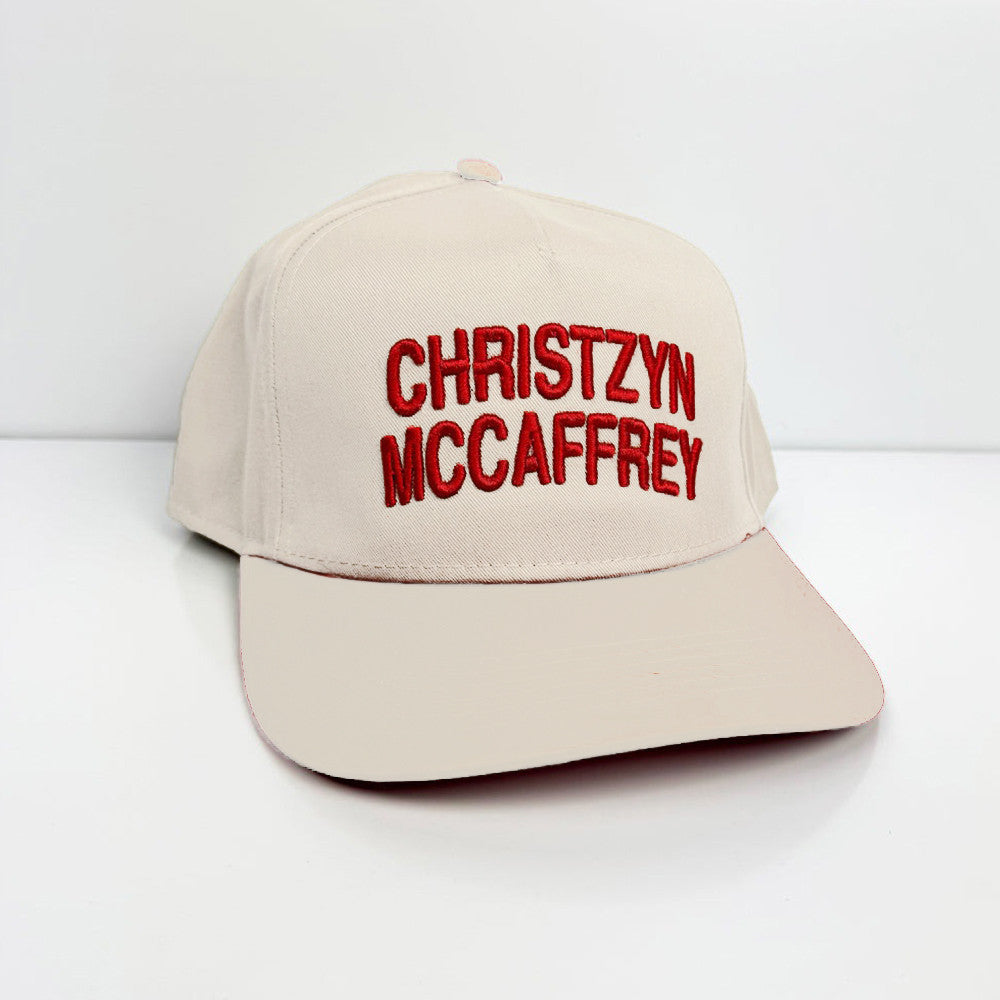 Christzyn McCaffrey Hat George Kittle Christian Mccaffrey Hat Gift For Fans Christzyn McCaffrey Hat George Kittle Christian Mccaffrey Hat Gift For Fans
