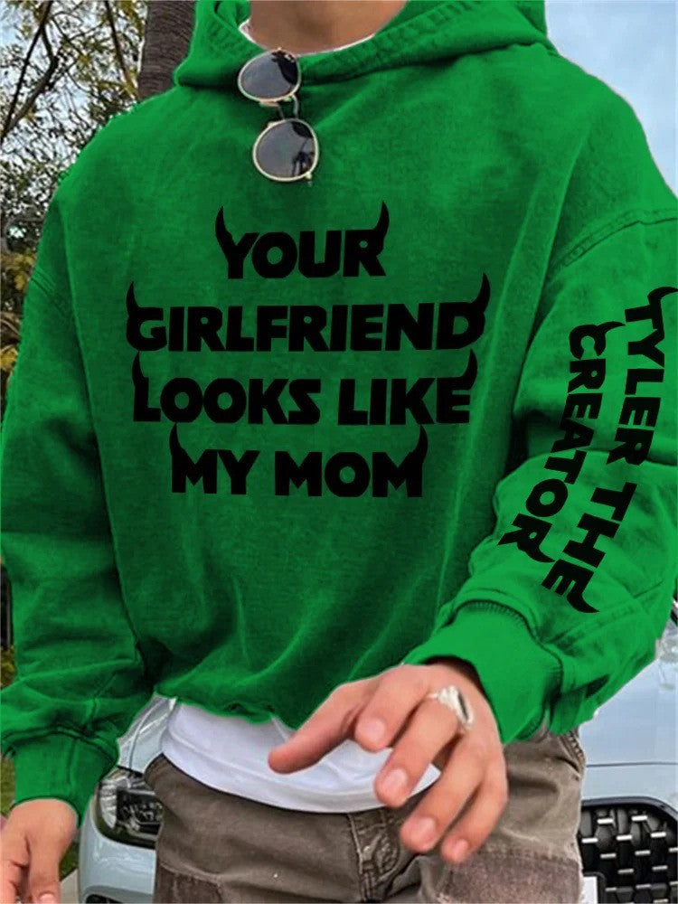 Chromakopia Tour Merch Hoodie Your Girlfriend Looks Like My Mom Hoodie Gifts For Music Fan Chromakopia Tour Merch Hoodie Your Girlfriend Looks Like My Mom Hoodie Gifts For Music Fan