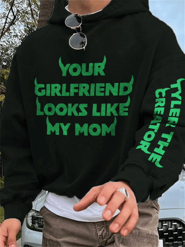 Chromakopia Tour Merch Hoodie Your Girlfriend Looks Like My Mom Hoodie Music Fan Gifts