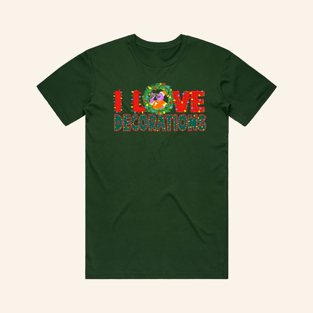 Chuck E Cheese Merch I Love Decorations T-Shirt Christmas Gifts For Friends