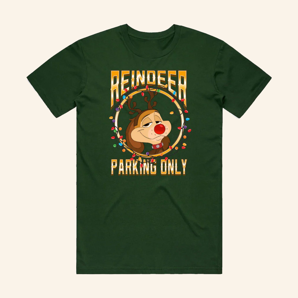 Chuck E Cheese Merch Reindeer Parking Only T-Shirt Christmas Gifts For Him Chuck E Cheese Merch Reindeer Parking Only T-Shirt Christmas Gifts For Him