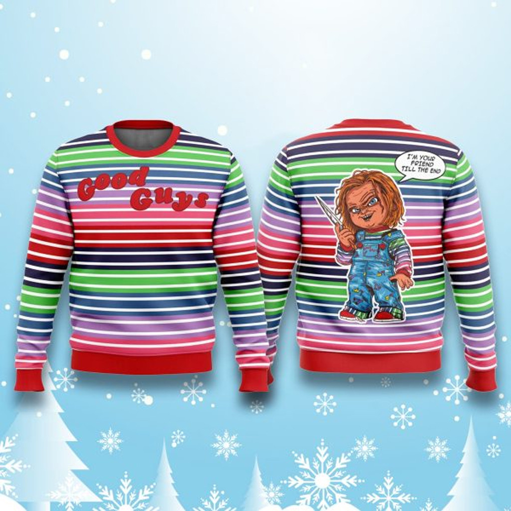 Chucky Good Guys Christmas Ugly Sweater Christmas Gift Ideas For Girlfriend