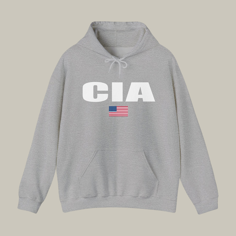 CIA American Flag Hoodie Candace Owens Apparel Present For Podcast Lovers