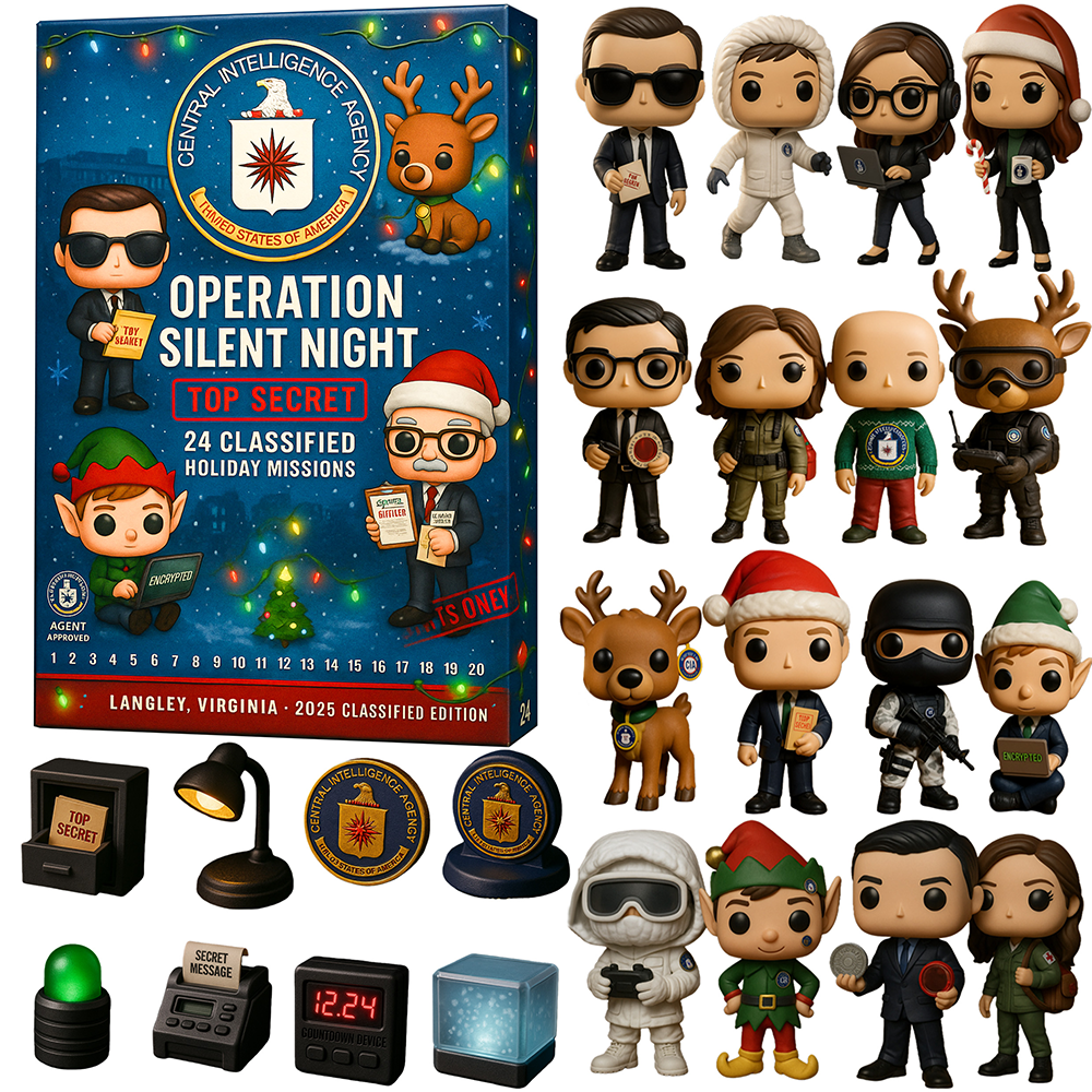 CIA Operation Silent Night Advent Calendar 2025 Countdown to Christmas Family Christmas Gifts