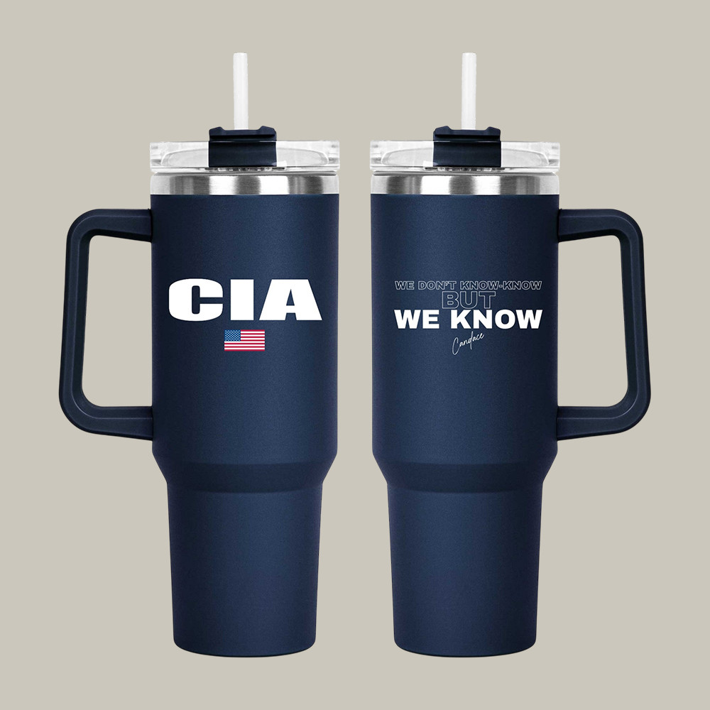 CIA We Know Candace Owens Tumbler American Flag Candace Owens Merch Gift For Political Buffs