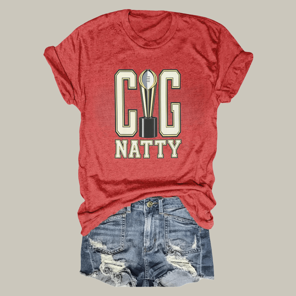Cig Natty Football T-Shirt 2026 National Championships Clothes Cool Gift For Football Fans