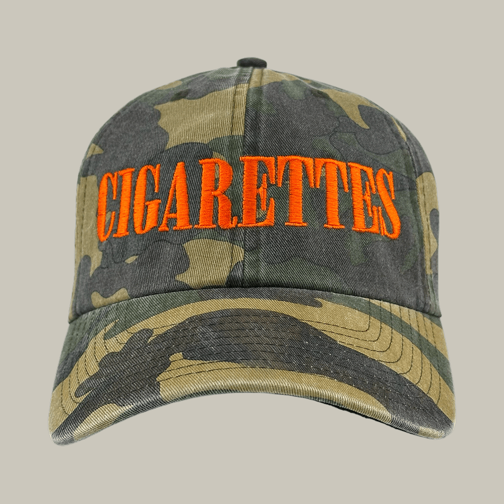 Cigarettes Camo Hat Humorous Themed Meme Cap Funny Smoking Presents