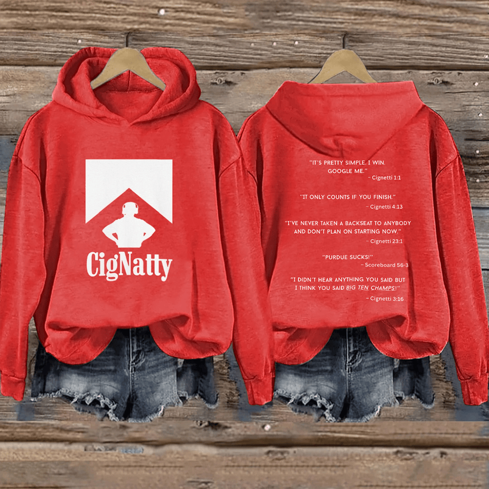 CigNatty Football Hoodie 2026 National Championships Merch Girlfriend Gift Ideas