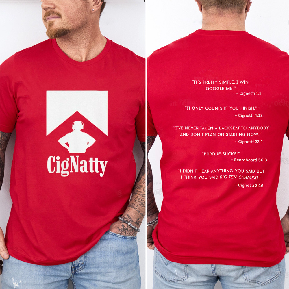 CigNatty Hoosier Football T-Shirt Game Day Indiana Hoosier Football Shirt Gift For Husband