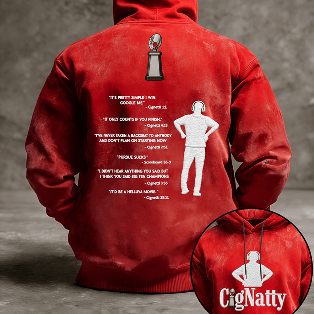 Cignatty Indiana 2026 National Champions Hoodie Indiana Hoosiers Merch Football Fan Gifts
