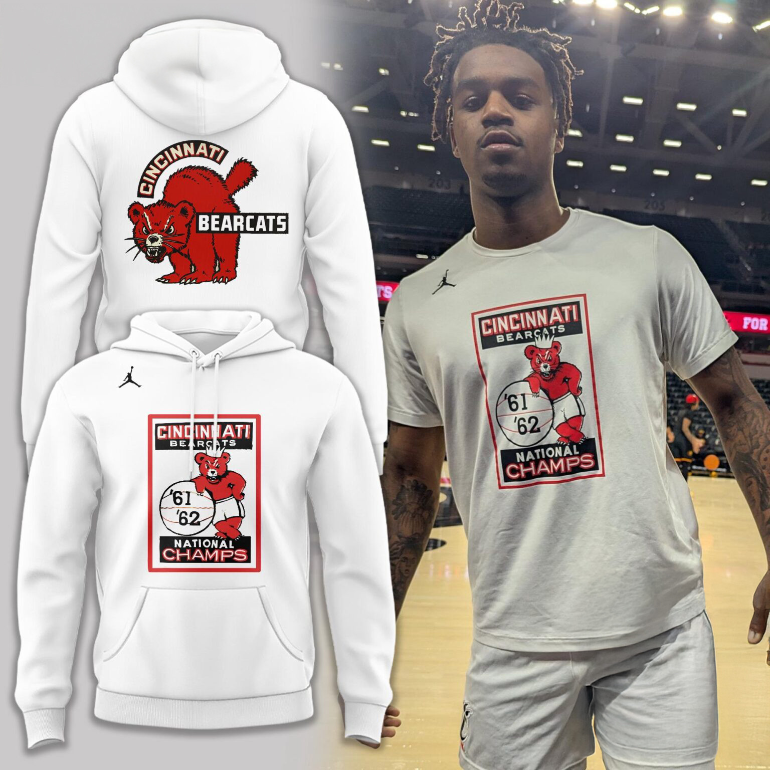 Cincinnati Bearcats Special National Champs Hoodie Best Gifts For Basketball Lovers