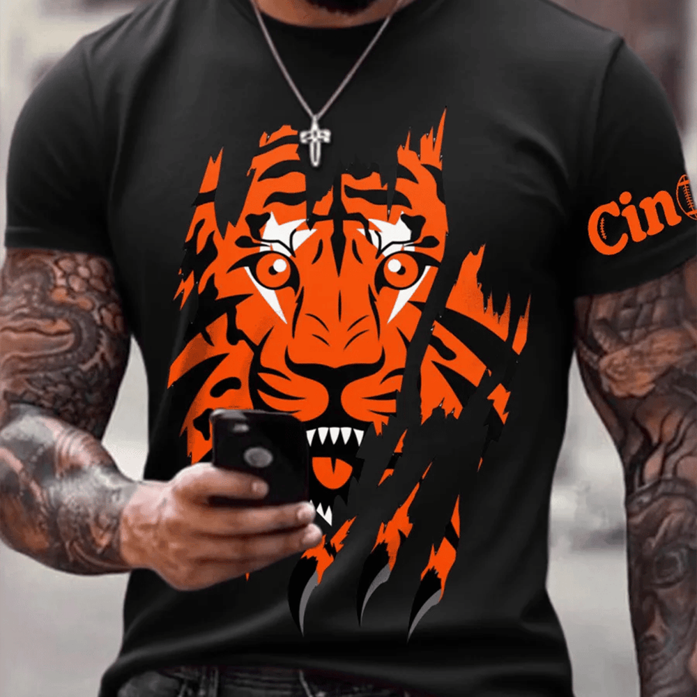 Cincinnati Bengals Football T-Shirt Game Day Football Clothes Who Dey Nation Gifts