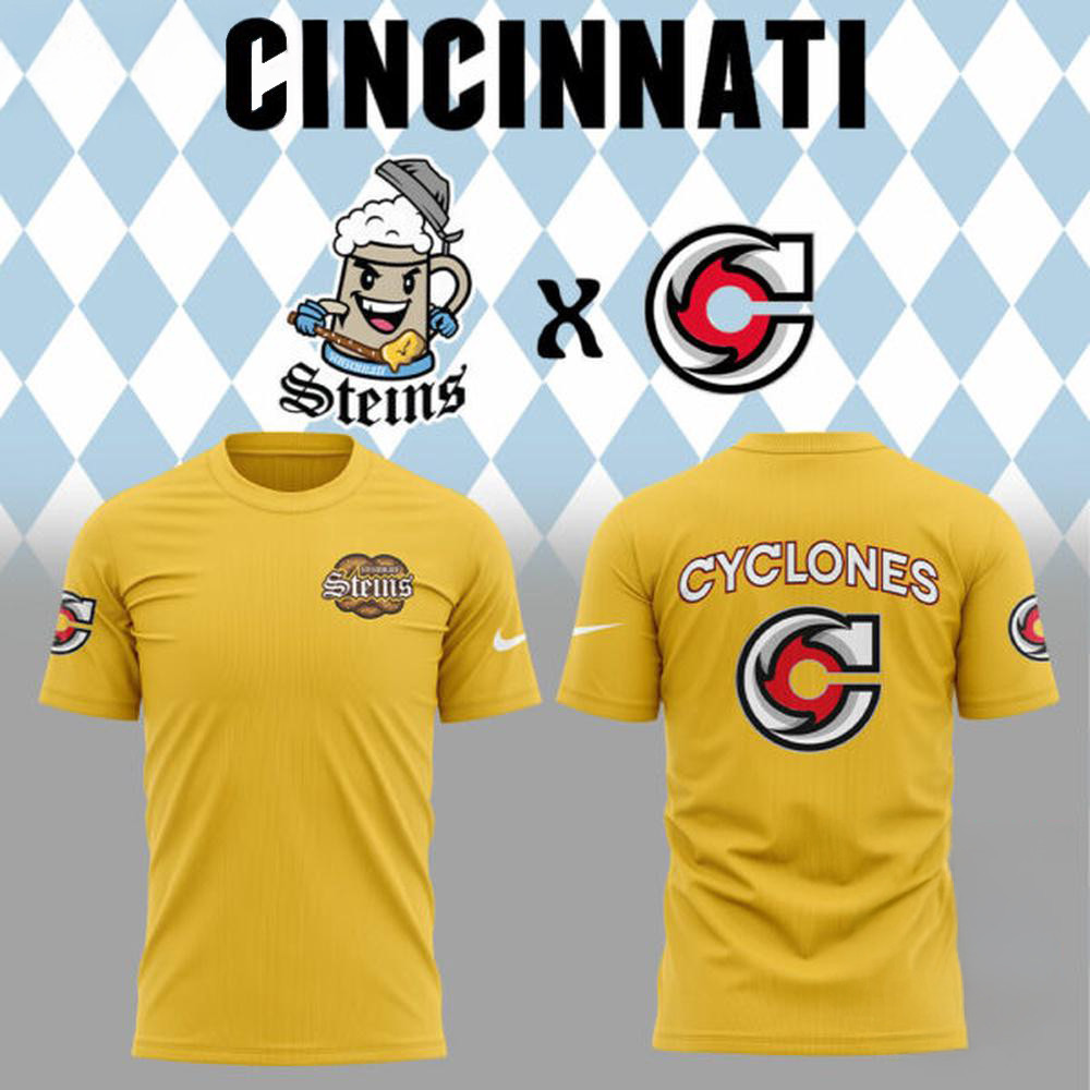 Cincinnati Cyclones Limited Edition Zinzinnati Steins Night Shirt Hockey Fan Gifts