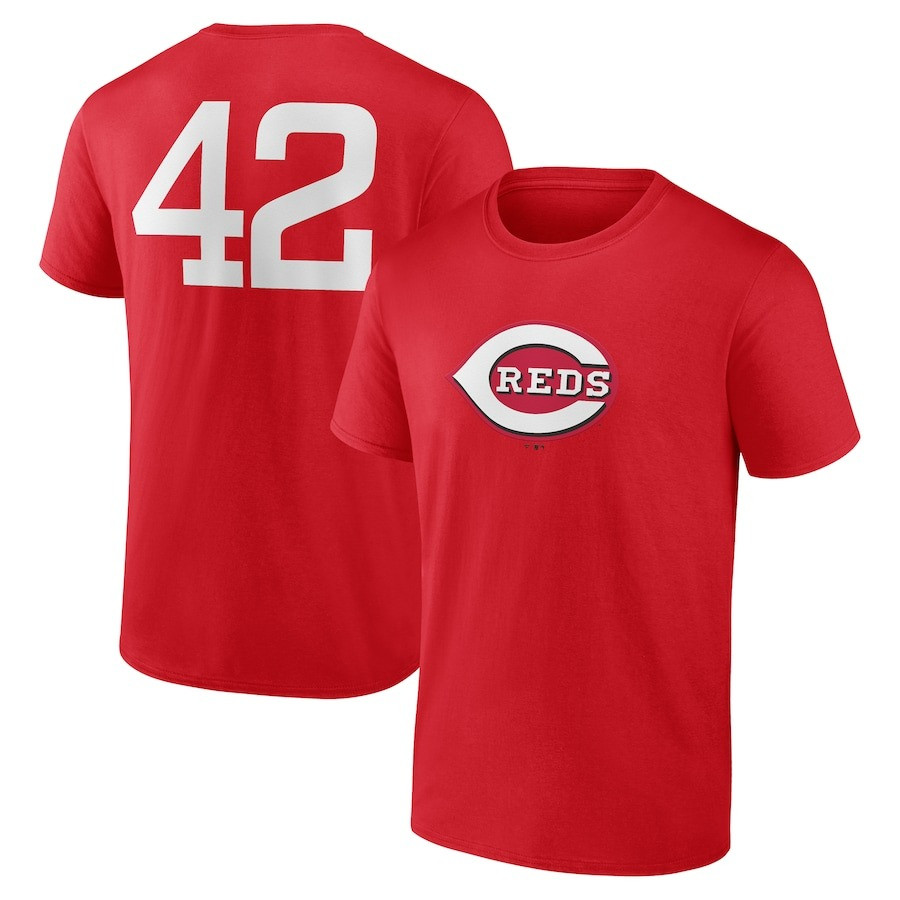 Cincinnati Reds Jackie Robinson Day 42 T-Shirt Gifts For Baseball Lovers Fans For Men