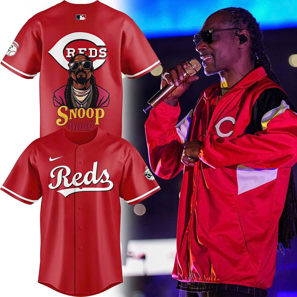 Cincinnati Reds x Snoop Dogg Concert Special Jersey Best Gift For Baseball Fans
