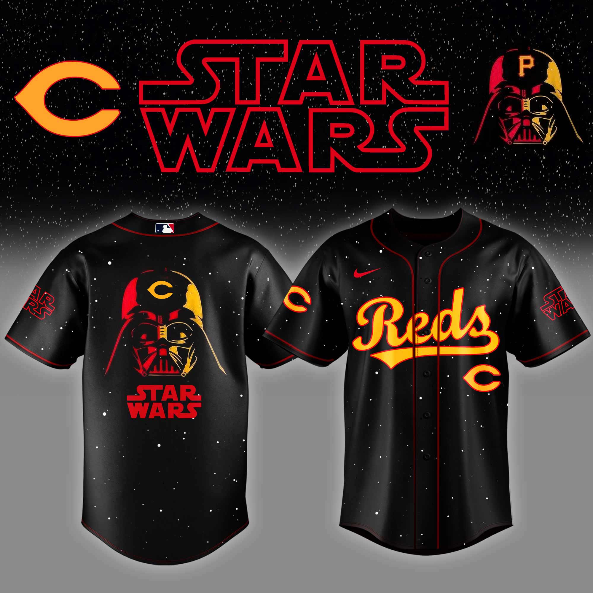 Cincinnati Reds x Stars Wars Night Baseball Jersey Gift For Baseball Lover