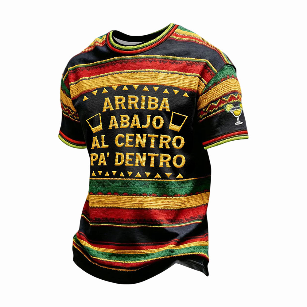 Cinco De Mayo Arriba Abajo Al Centro Pa Dentro T-Shirt Mexican Fiesta Shirt Gifts Ideas