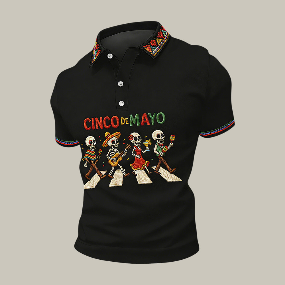 Cinco De Mayo Mexican Pride Polo Shirt Cinco De Mayo 2026 Apparel Gift Idea