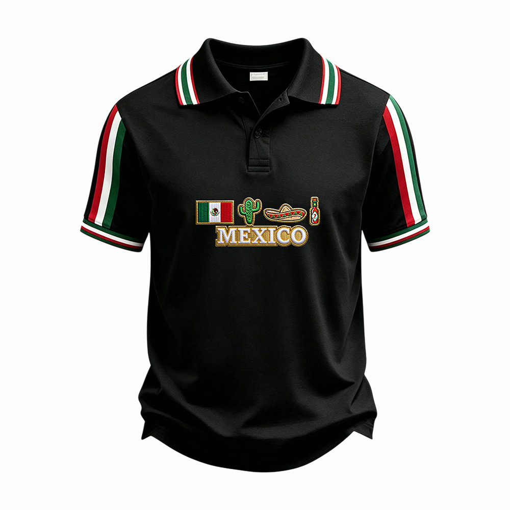 Cinco De Mayo Mexico Polo Shirt Mexican Themed Apparel Gift Ideas For Mexican Americans