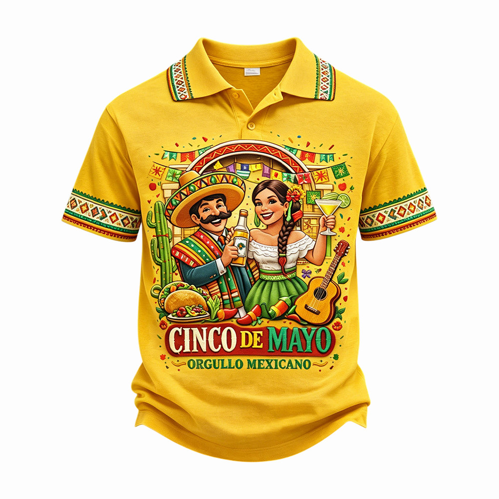 Cinco De Mayo Orgullo Mexicano Polo Shirt Mexico Culture Clothing Best Gifts For Dad
