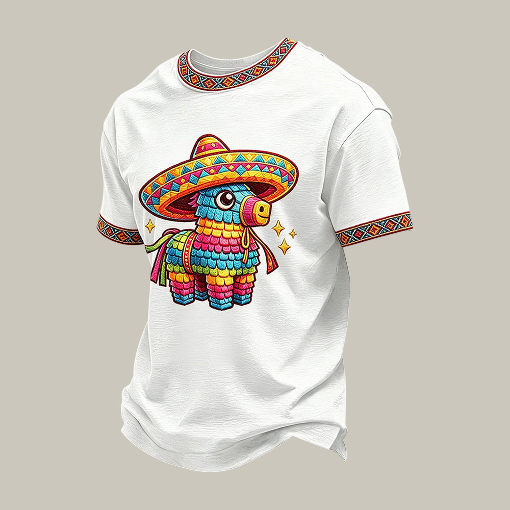 Cinco De Mayo Pinata Art T-Shirt Mexican Pride Cinco De Mayo 2026 Clothes Patriotic Gift For Him