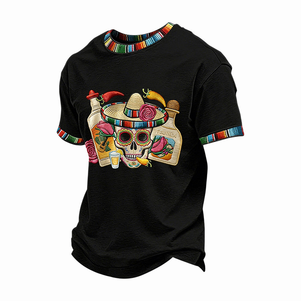Cinco De Mayo Skull Tequila Shirt Mexican Festival Clothing Mexican Culture Gifts