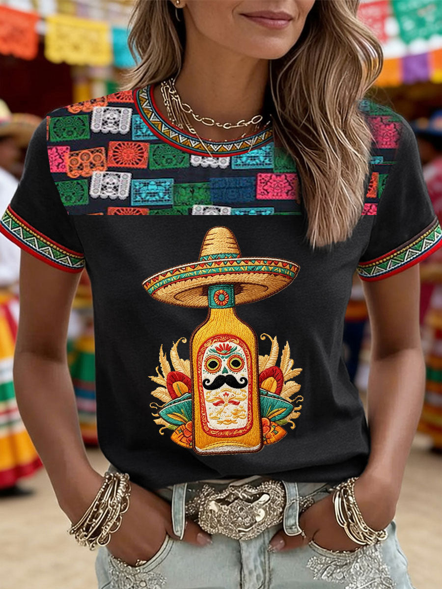Cinco De Mayo Sombrero Tequila T-Shirt Mexican Fiesta Clothing Mexican Gift Ideas