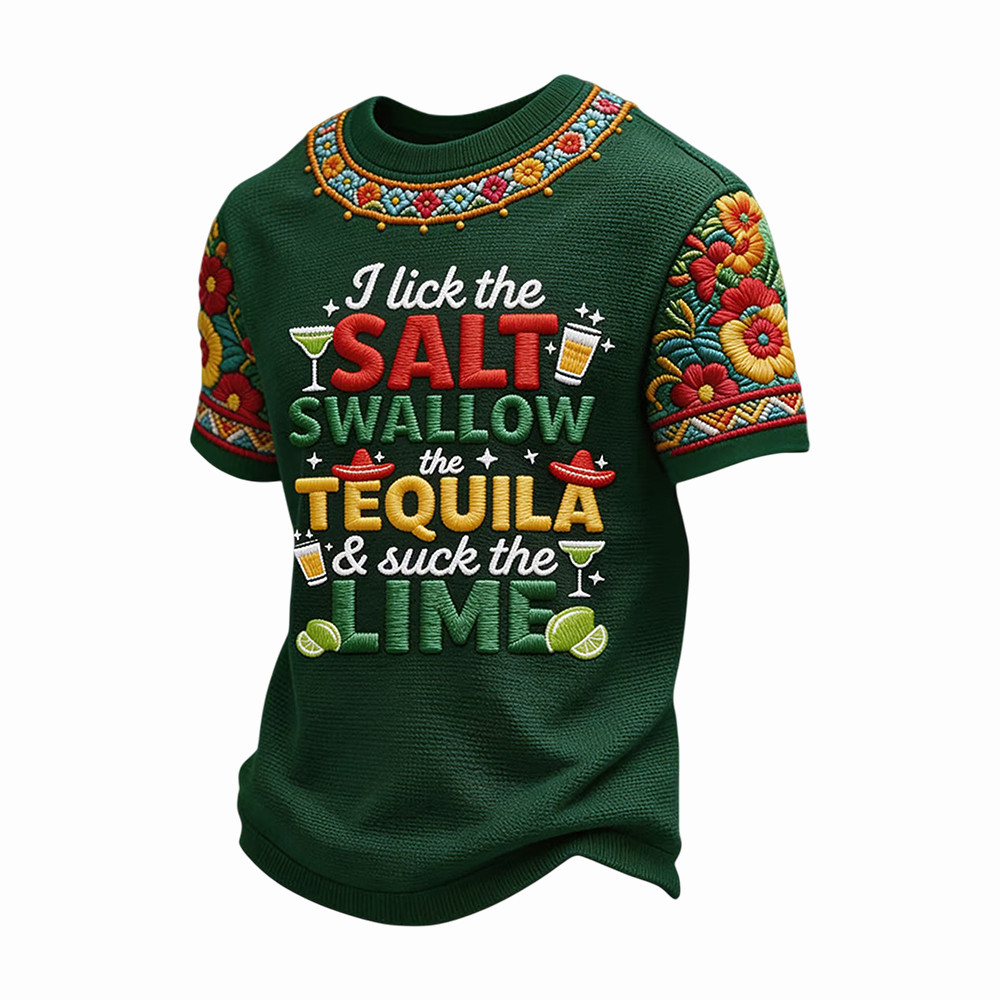 Cinco De Mayo T-Shirt I Lick The Salt Swallow The Tequila Apparel Mexican Gift Ideas