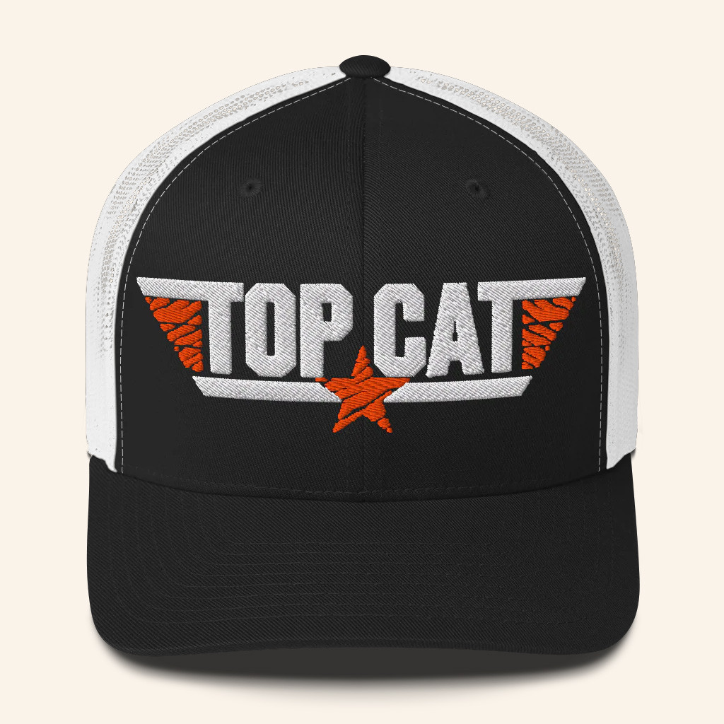 Cincy Shirts Merch Top Cat Trucker Hat Embroidered Gift Ideas For Husband Cincy Shirts Merch Top Cat Trucker Hat Embroidered Gift Ideas For Husband