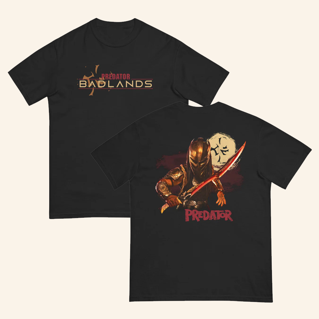 Cinemark Merch Badlands Yautja T-Shirt Birthday Ideas For Husband Cinemark Merch Badlands Yautja T-Shirt Birthday Ideas For Husband