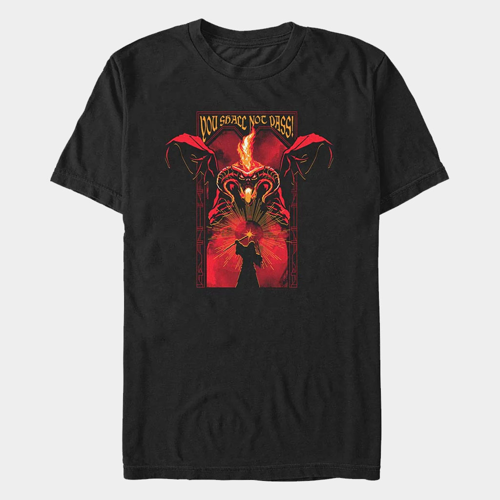 Cinemark Merch The Lord Of The Rings Balrog T-Shirt You Shall Not Pass Shirt Fan Gifts-1 Cinemark Merch The Lord Of The Rings Balrog T-Shirt You Shall Not Pass Shirt Fan Gifts-1