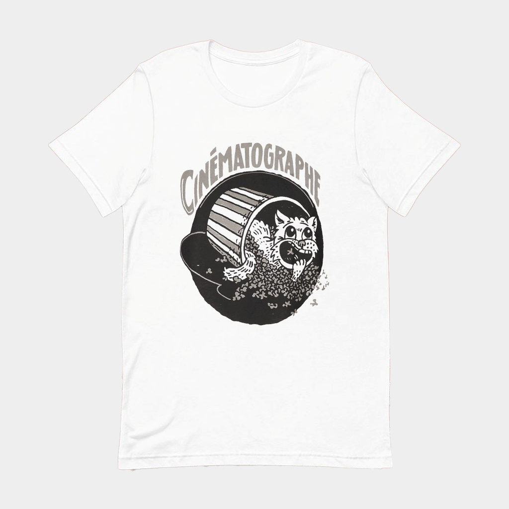 Cinematographe Feral Popcorn T-Shirt Birthday Present For Sisters