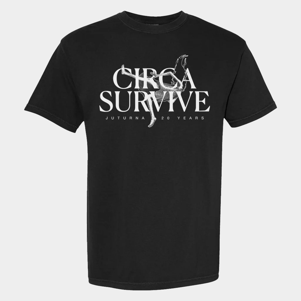 Circa Survive Merch 2026 Juturna 20 Shirt Juturna 20 Years T-Shirt Gift For Rock Lover Black