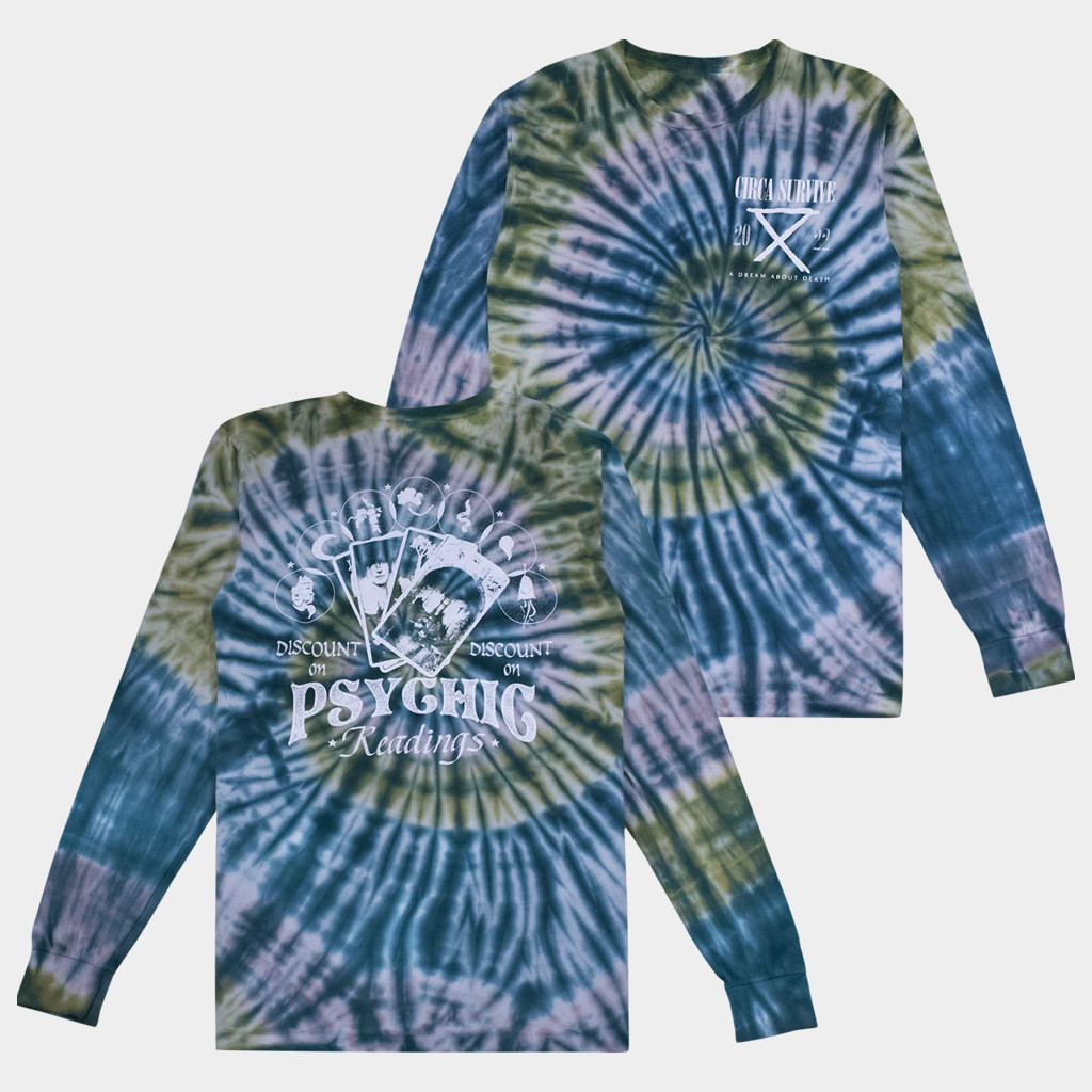 Circa Survive Merch 2026 Psychic Readings Tie Dye Long Sleeve Shirt Gifts For Fans