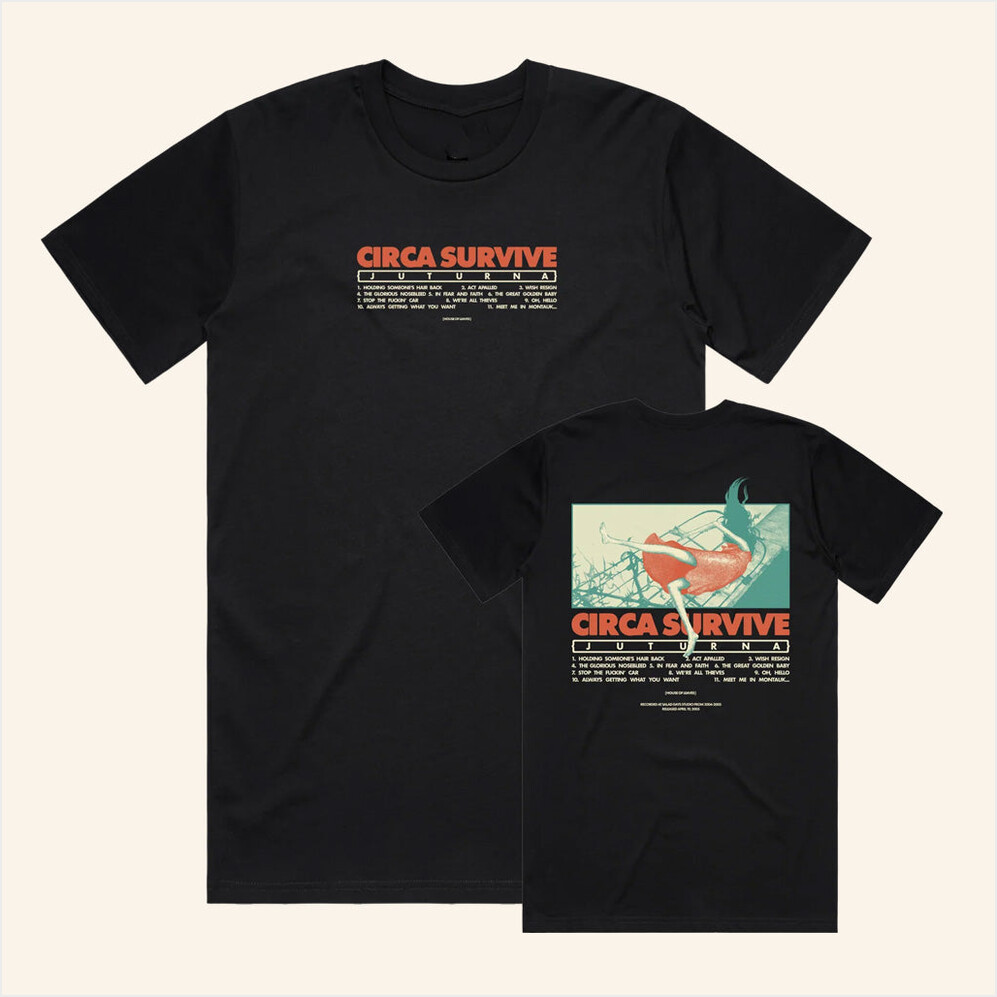Circa Survive Merch Juturna Tracklist Shirt Gifts For Besties Birthday Gifts For Her