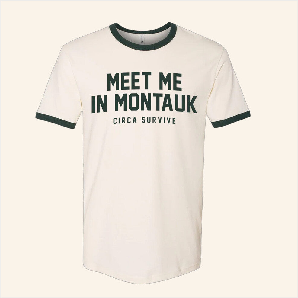 Circa Survive Merch Montauk Ringer Shirt Gifts For Dudes Birthday Gifts For Besties